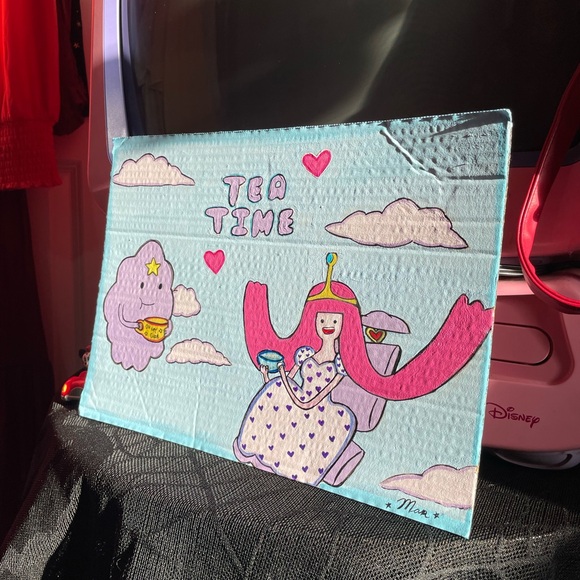 Adventure time Princess bubblegum & lumpy space princess tea time art piece - Picture 10 of 16